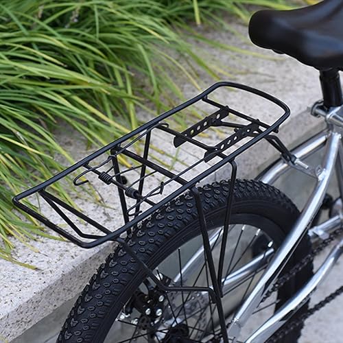Miniatura 3 de Kids Bike Rear Cargo Rack Steel Practical Accessories Sturdy Back Seat, Replacement, Strong Load Capacity Bicycle Carrier