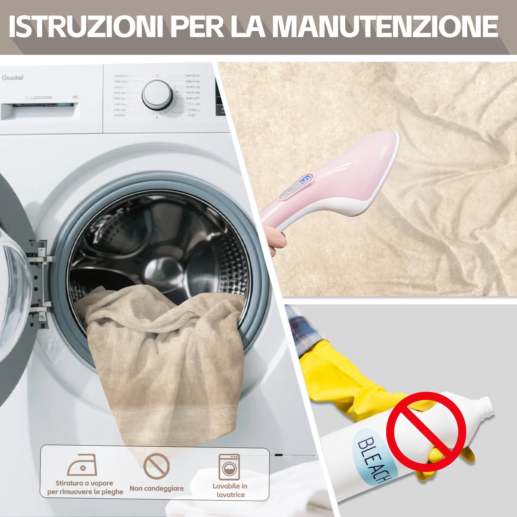 Luminora 1,5x2,1m Tessuto beige Astratto, Sfondo Fotografia Ritratto per Adulto, Neonato e Bambino, Studio Booth, Tasca (Senza supporto, senza clip)