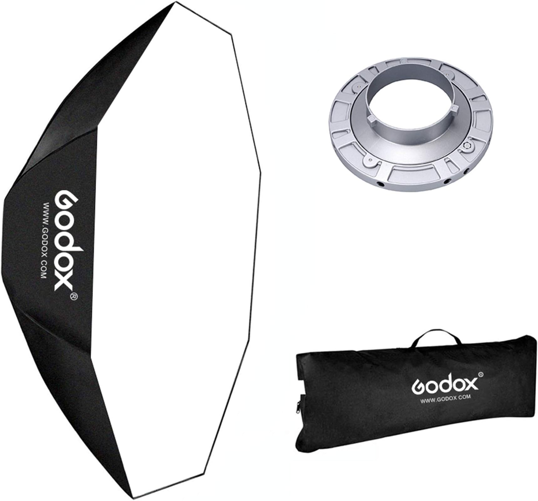 Amazon.co.jp GODOX 140cm オクタゴン ソフトボックス ボーエンズマウントスピードリング付き ポータブル ボックス