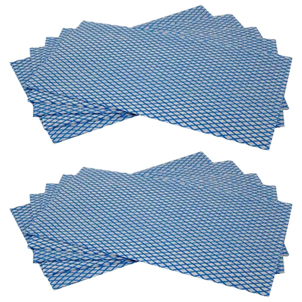 Janit-X All Your Janitorial Needs Blue Janit-X Janitorial Multi Purpose 35Gsm Non Woven Coloured Cleaning Cloths 50 Per Pack (2 X 50'S)