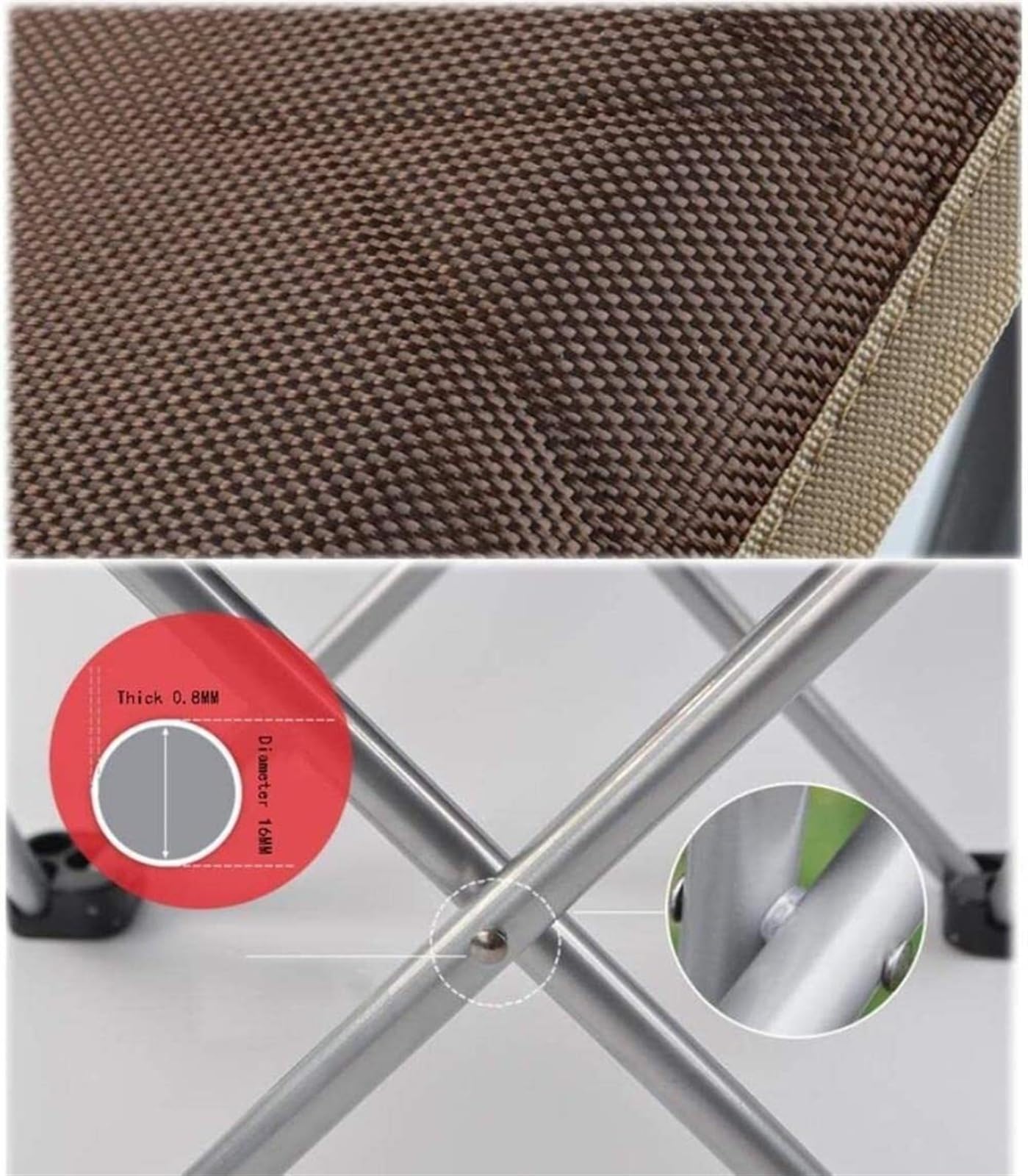 Silla Plegable Silla Plegable Portátil para Acampar, Playa, Pesca, Taburete, Respaldo Autónomo, De Dibujo Exterior