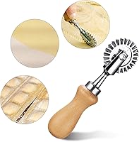 Vista 1 de Cortador de rueda de pastelería – Rueda cortadora de pasta – Rueda de corte de pizza para ravioles de masa para uso doméstico y cocina, 1.3 pulgadas