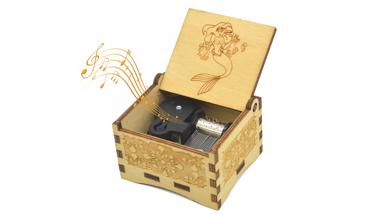 Amazon.com: Sooharic Mermaid Music Box, Wind-up Mechanism, Cute