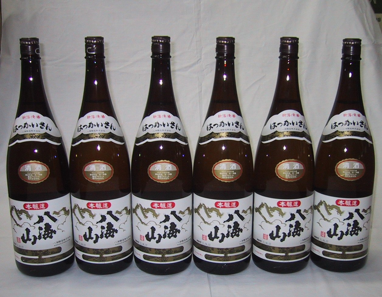 Amazon.co.jp: 6本セット 八海醸造 八海山 本醸造 1800ml×6本 
