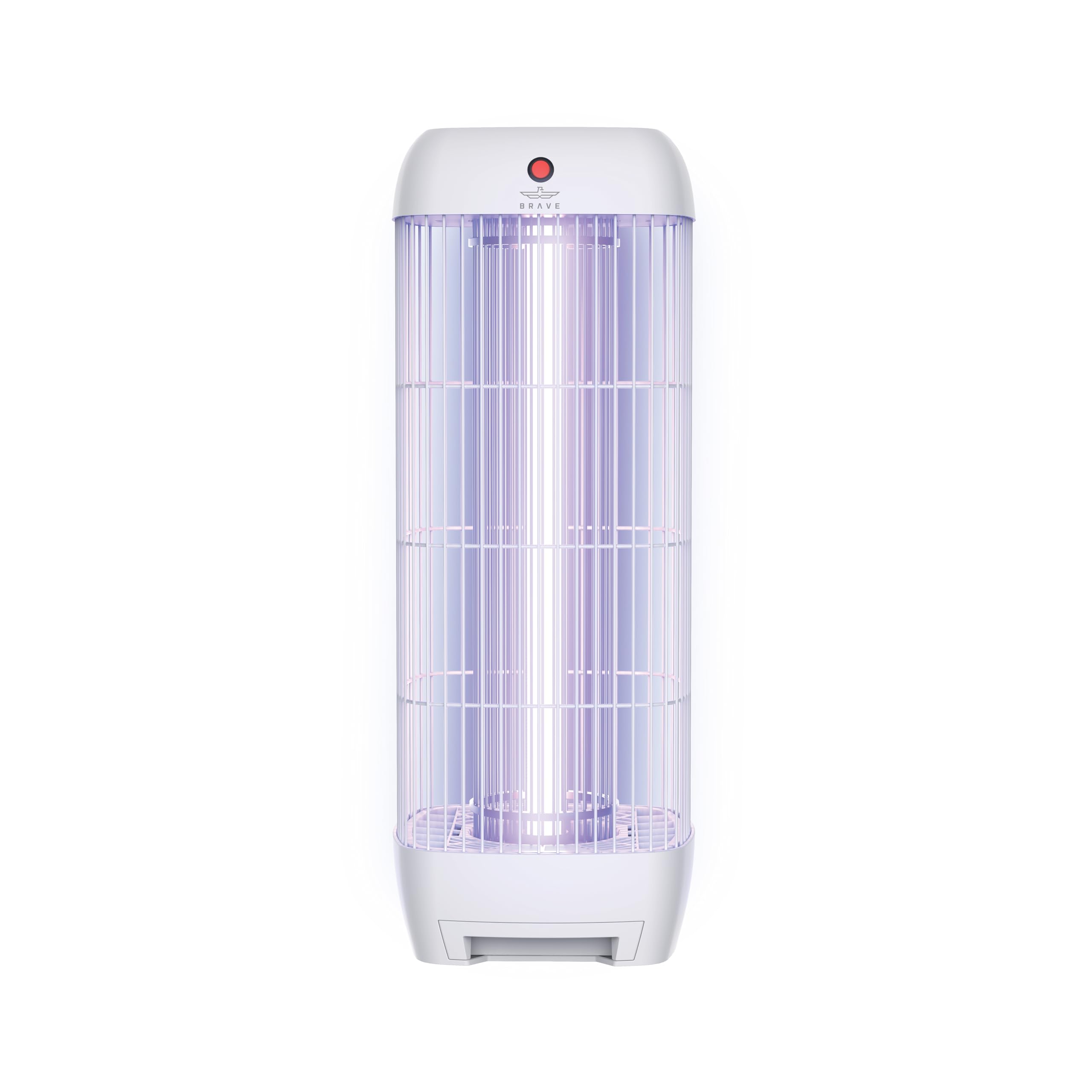 BRAVE 15W Electric Bug Zapper | 1800V High Voltage Mosquito Killer | 200m² Large Area Coverage for Indoor & Outdoor Home, Garden | ECAS Certified with 1m Cable & UK Plug - White (BIK-04 W)
