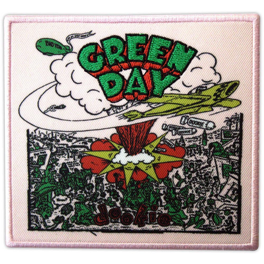 Green Day Dookie Album Cover Pink Standard Printed Patch One Size