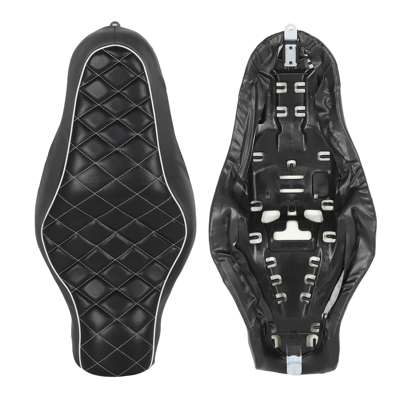 Dioche Siodło Two Up Kierowca Motocykla Pasażer Two-Up Ergonomiczne Dopasowanie do Forty Eight Iron Nightster/XR1200X