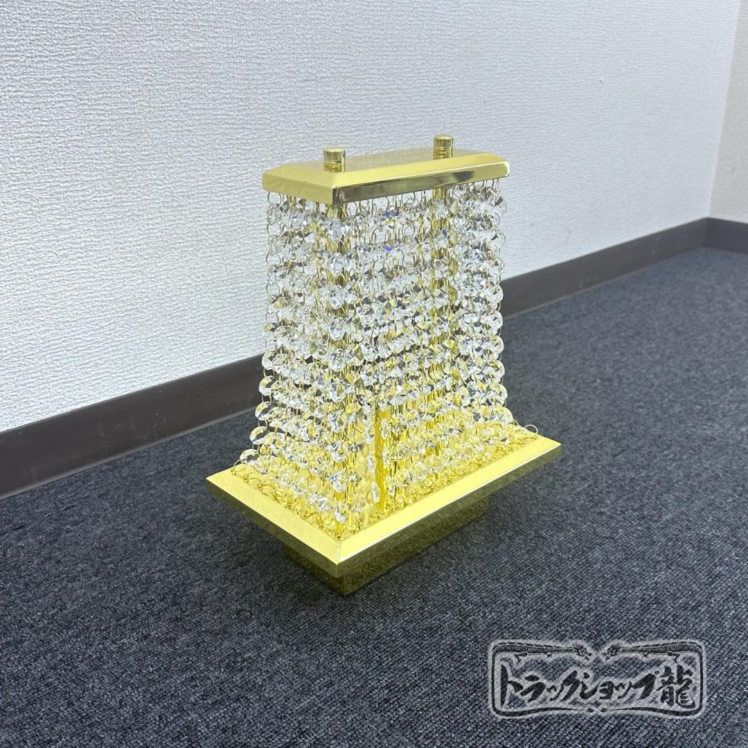小型 富士山 置き型 スタンド シャンデリアデコトラ車内照明トラックC0641S 新品 小型 置き型富士山スタンドシャンデリア フルゴールドメッキ