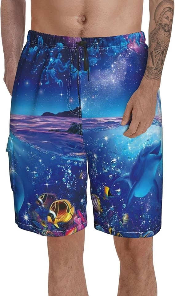 Amazon Co Jp イルカ 月 星座 水着 メンズ サーフパンツ 海パン ビーチパンツ メンズ ショートパンツ スイムパンツ ボーダー 短パン 水陸両用 通気 速乾 旅行 ファッション Amazon Co Jp イルカ 月 星座 水着 メンズ サーフパンツ 海パン ビーチパンツ メンズ ショートパンツ スイムパンツ ボーダー 短パン 水陸両用 通気 速乾 旅行 ファッション