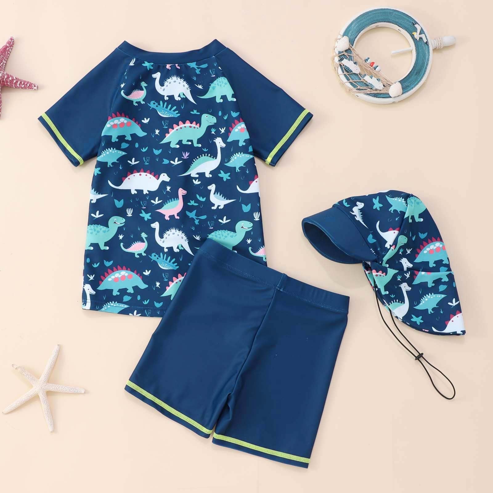 Costume Bambino Anti Uv Costume Neonato Mare Piscina Nuoto Due Pezzi Maglietta Bambina 3 Anni Pantaloncini 7 Neonata Abbigliamento Da Bagno 8 Cappellino Estivo Costumi Cappello Sole 24M Maglia