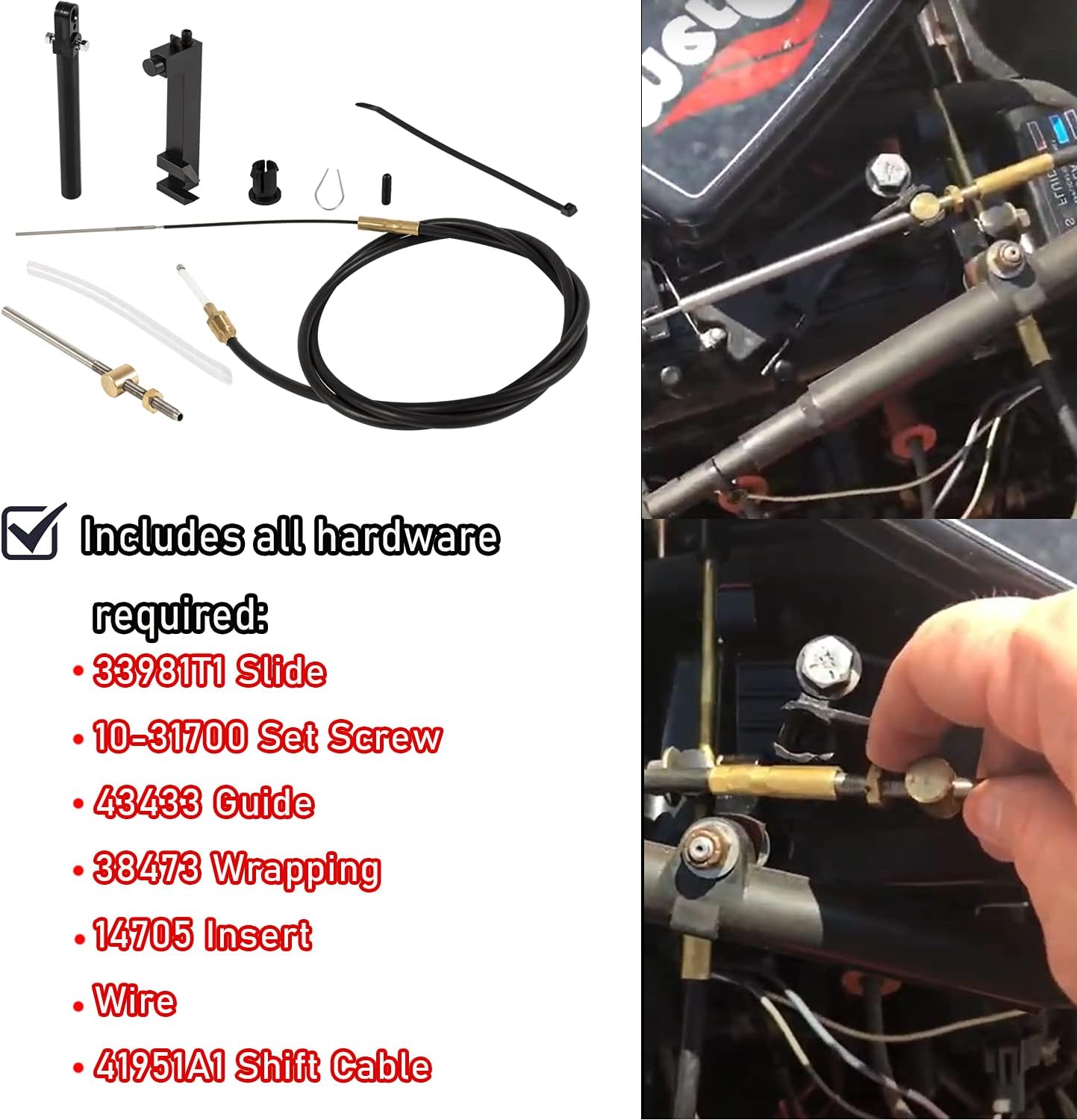 Buy Camoo Mercruiser Shift Cable Lower Shift Cable Kit For Mercruiser R Mr Alpha 1 Gen 2 Replaces For 865436a02 Glm 21451 Sierra 18 2603 Mercruiser Alpha One Shift Cable Online In Indonesia B094x3jxj3