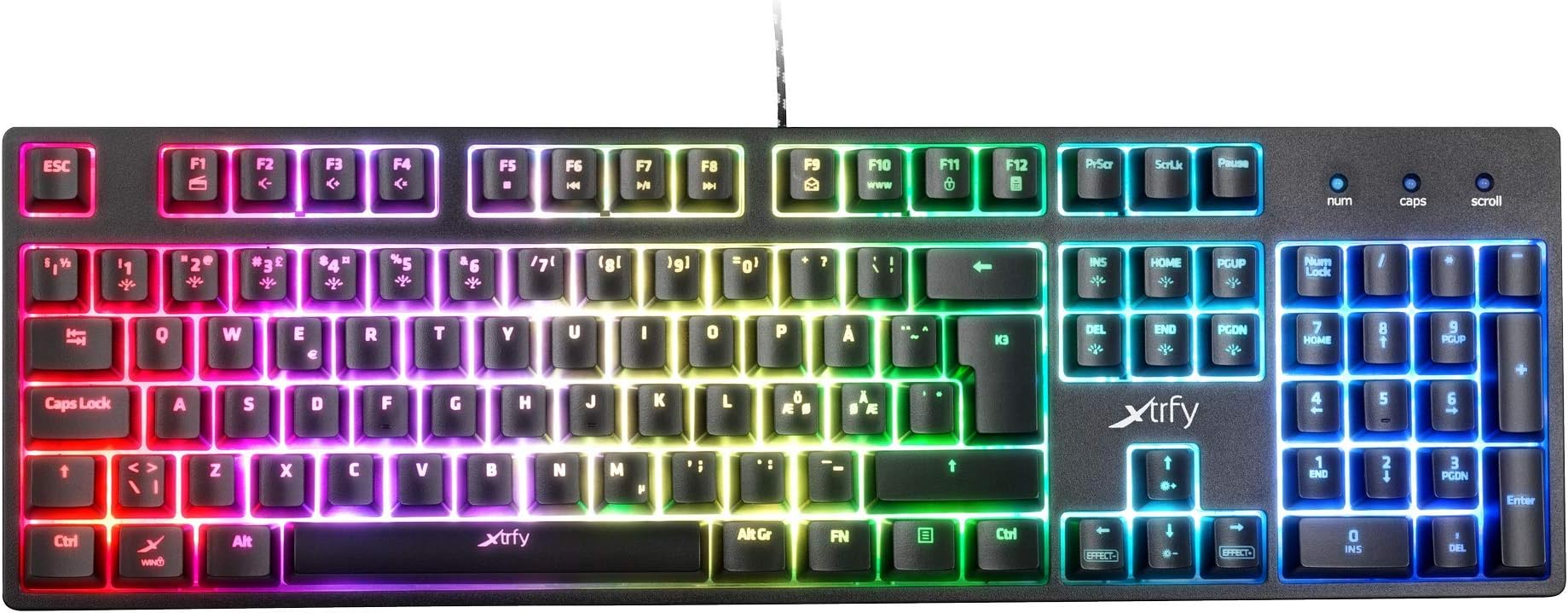 Xtrfy K3-RGB Gaming Keyboard with RGB LED Illumination
