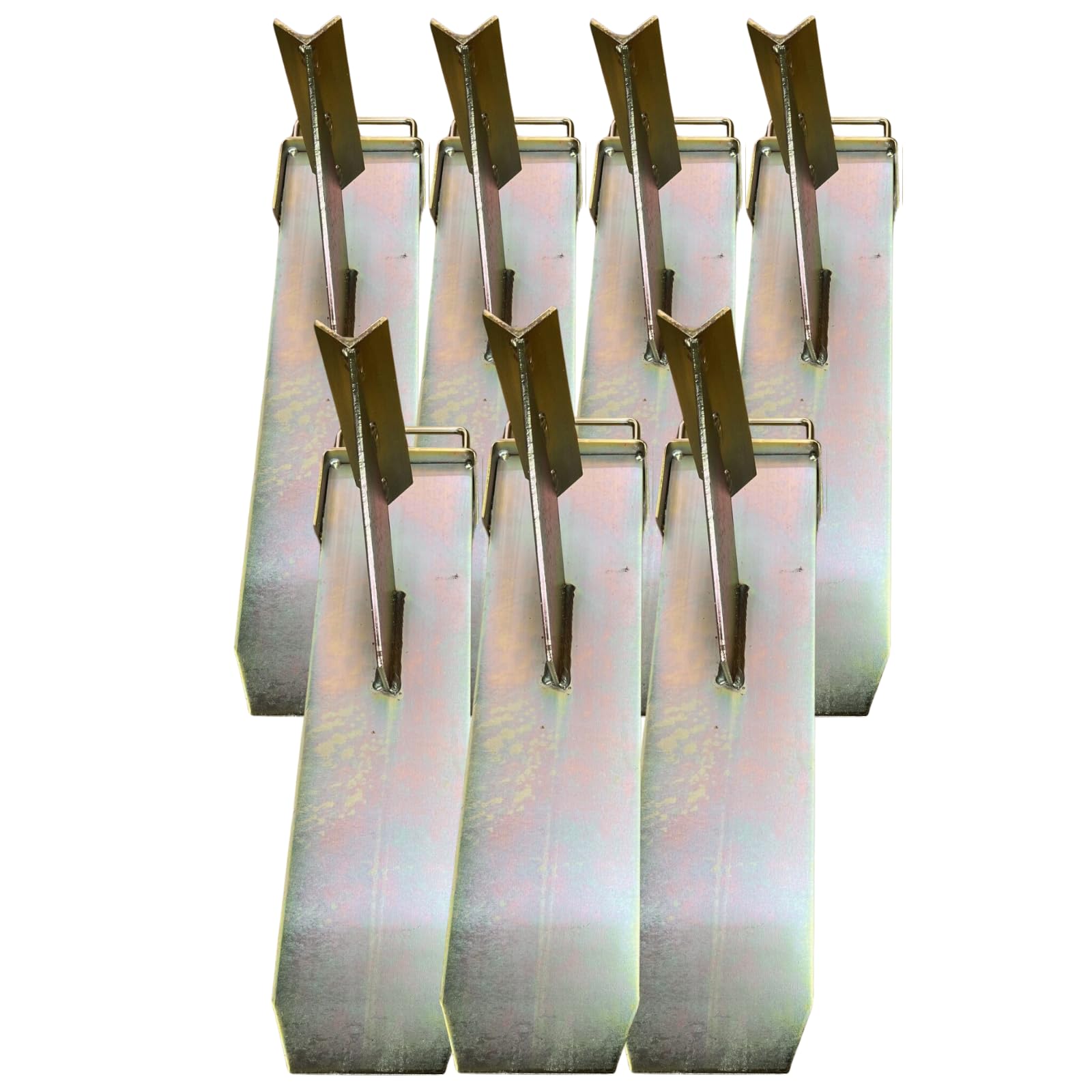 HILL TOP FABRICATIONS CO (1998) LTD - 7 x Extra Large Acro-Mate Prop Boys Brackets. Zinc Plated Gold, Long Lasting Non Corrosive Finish & Added Durability. Fits All Standard Acro Props British Made