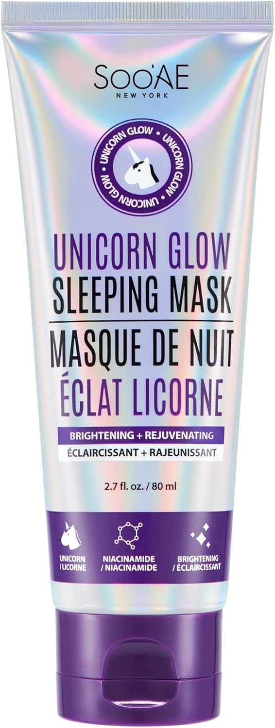 Soo'AE Unicorn Glow Sleeping Mask, Overnight Masks, Niacinamide