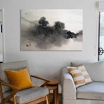 Amazon.co.jp: 画家 竹内栖鳳 水墨画 日本画 ポスター 印刷