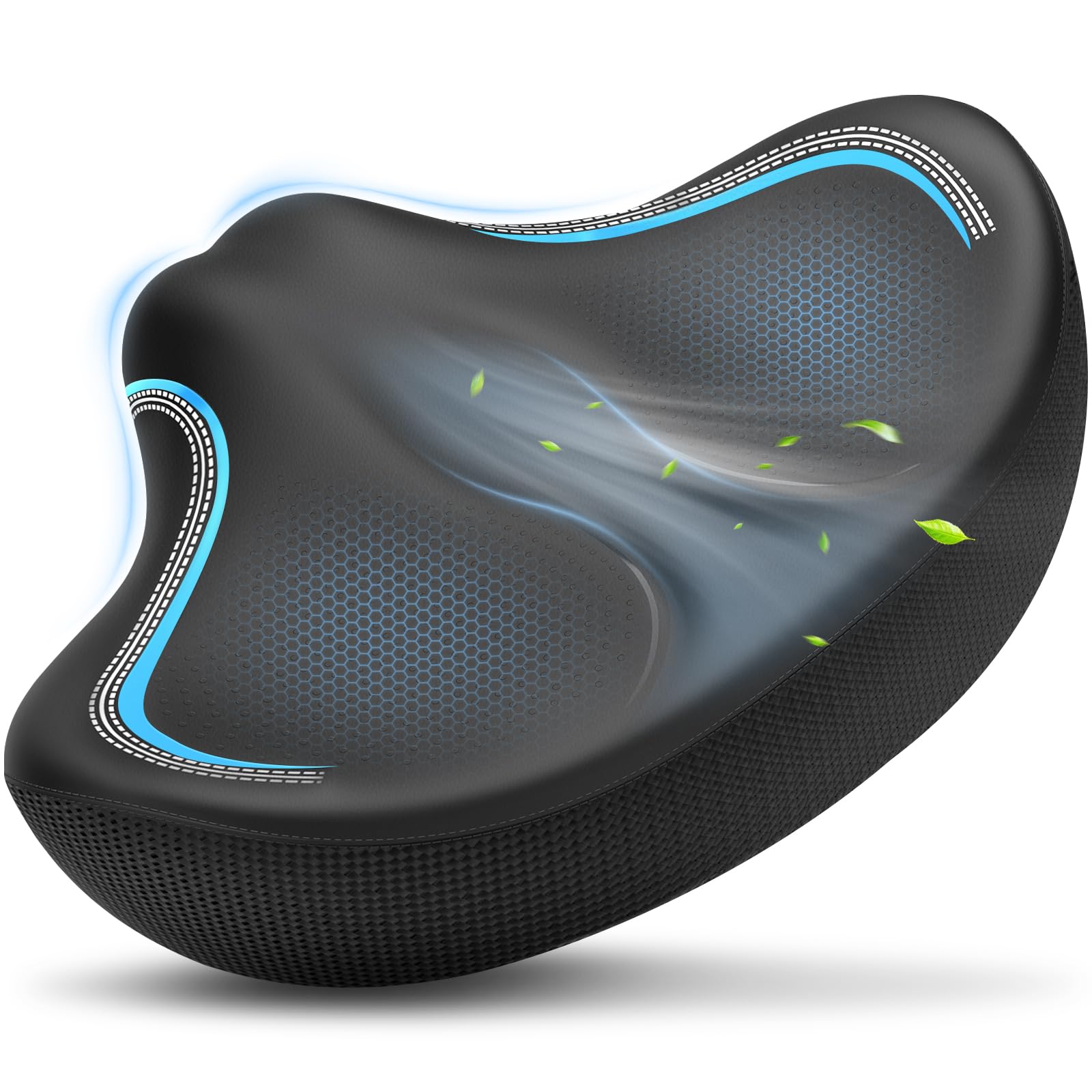 GINEOO Noseless Oversized Bike Seat
