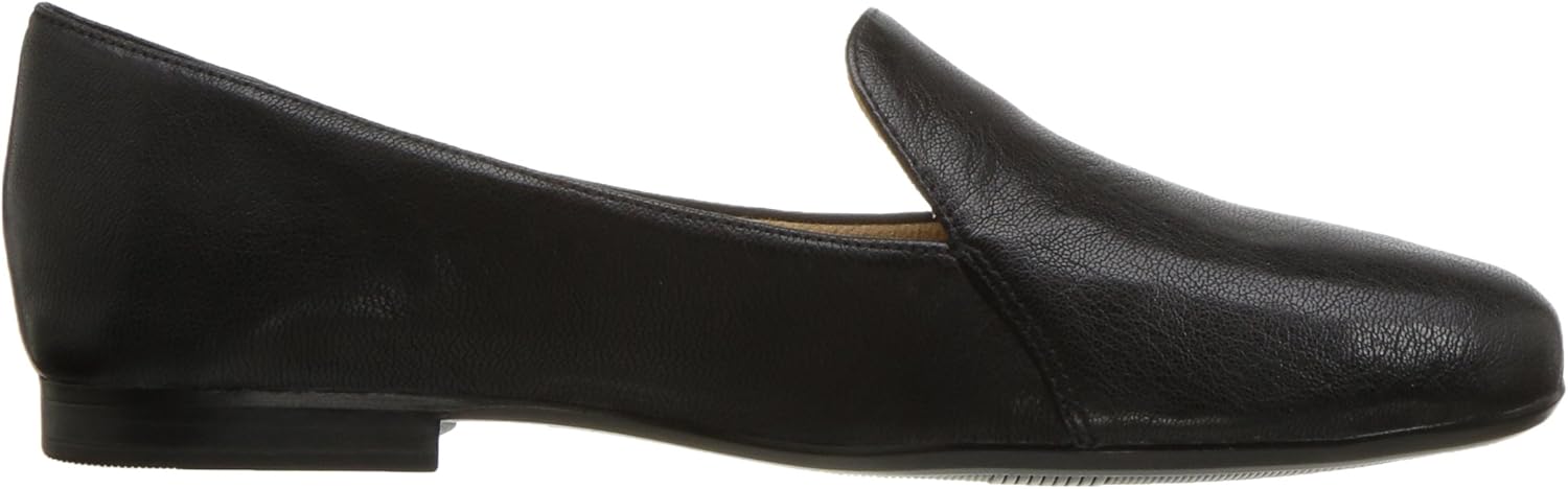 Naturalizer Women's Emiline Slip-on Loafer 5 Tumble Leather Black