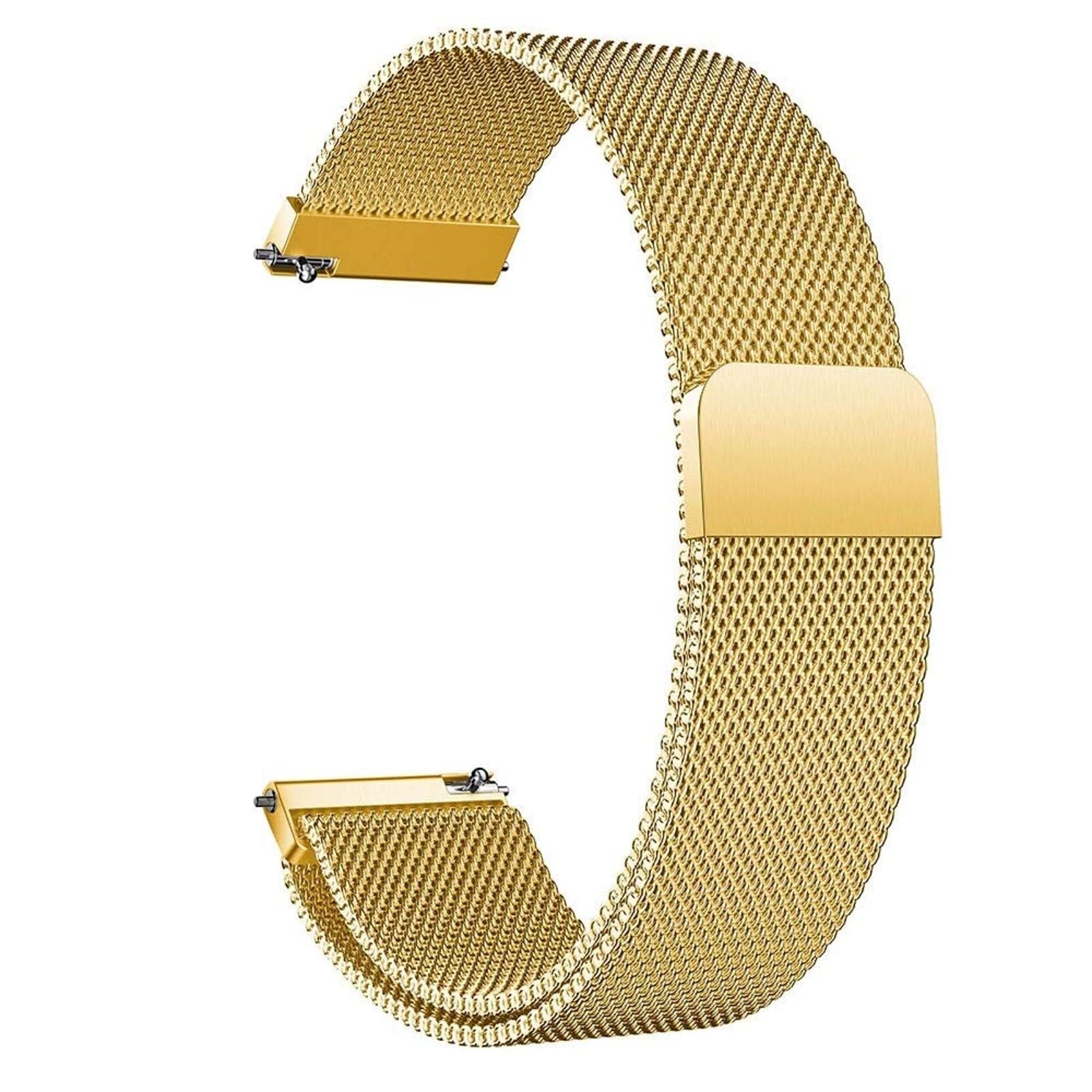 Cinturino magnetico in metallo Cinturino a sgancio rapido intrecciato in maglia Cinturini di ricambio regolabili in acciaio inossidabile per donna Uomo 16mm18mm 20mm 22mm