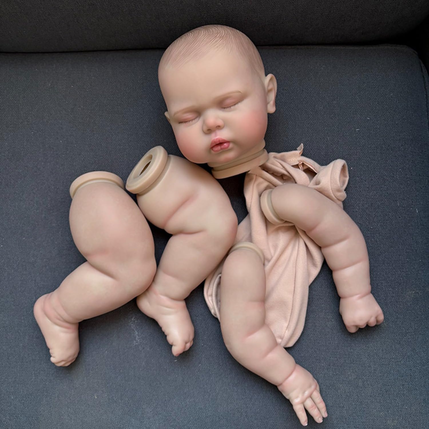 24 pollici già dipinto Reborn Pickle Doll Kit fai da te