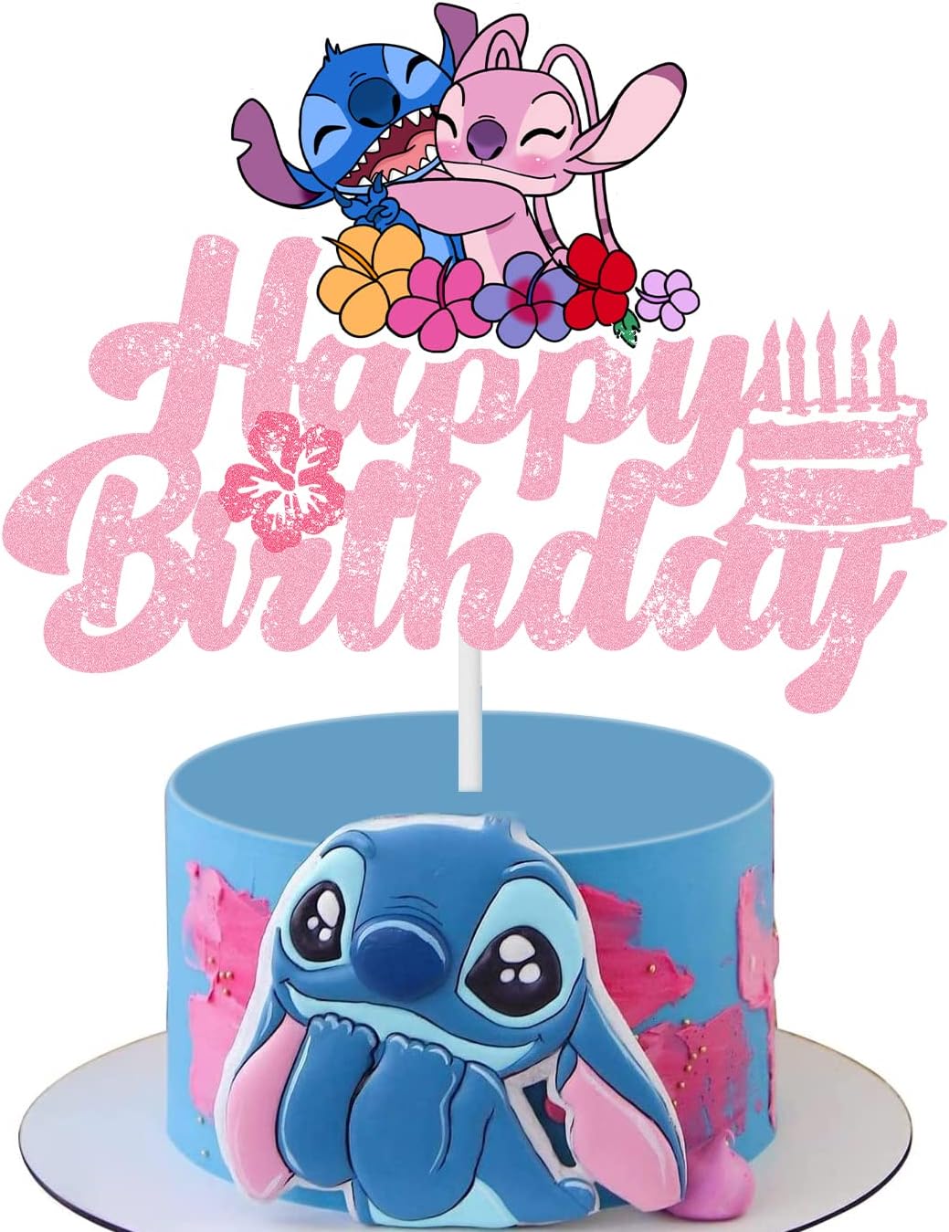 Happy Birthday Cake Topper Cartoon Theme Birthday Cake