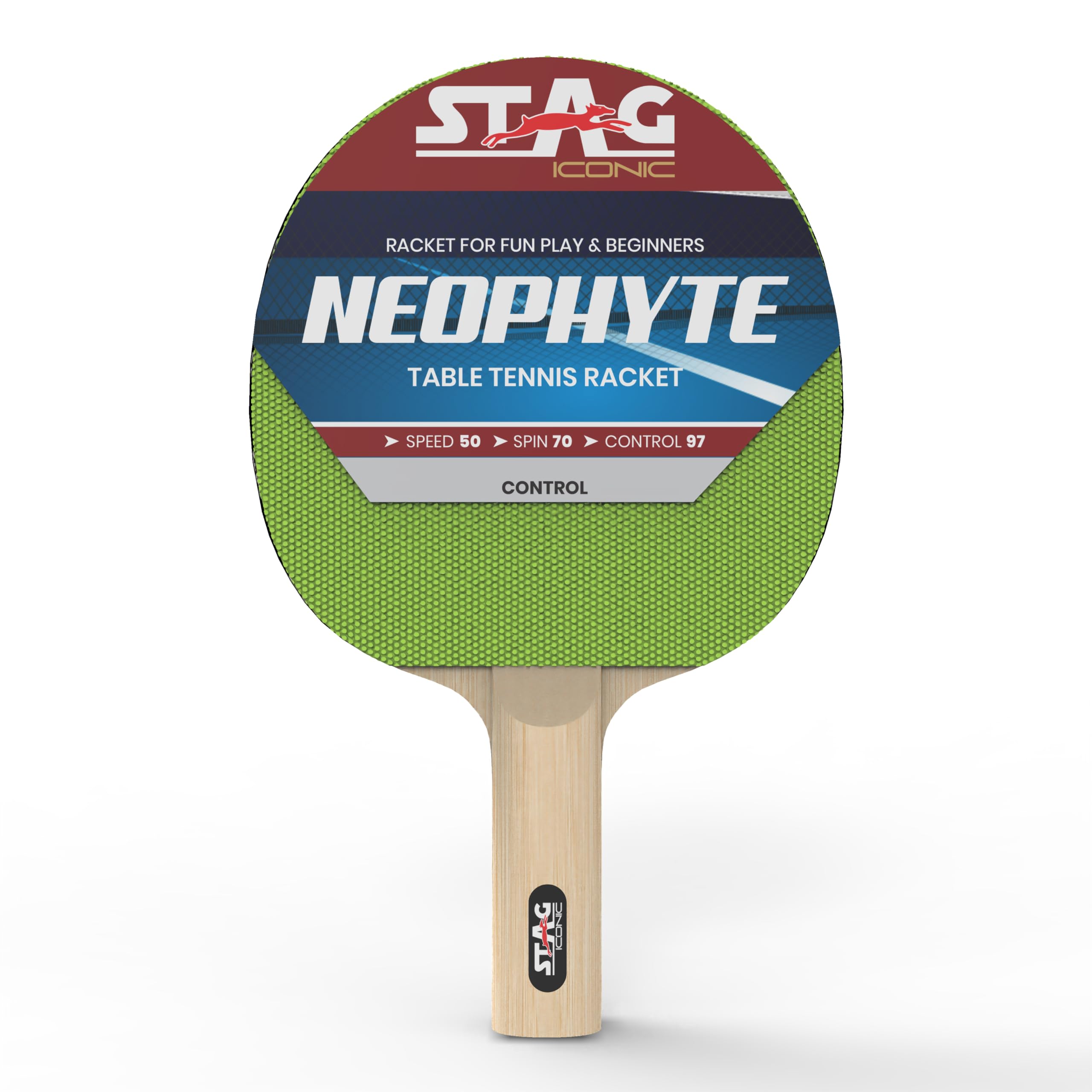 2024 Neophyte Series Table Tennis (T.T) Racket|Beginner Play Series T.T Racquet| Jump into Action with Vibrant, Playful Ping-Pop Colors| Discover Your Element in Table Tennis