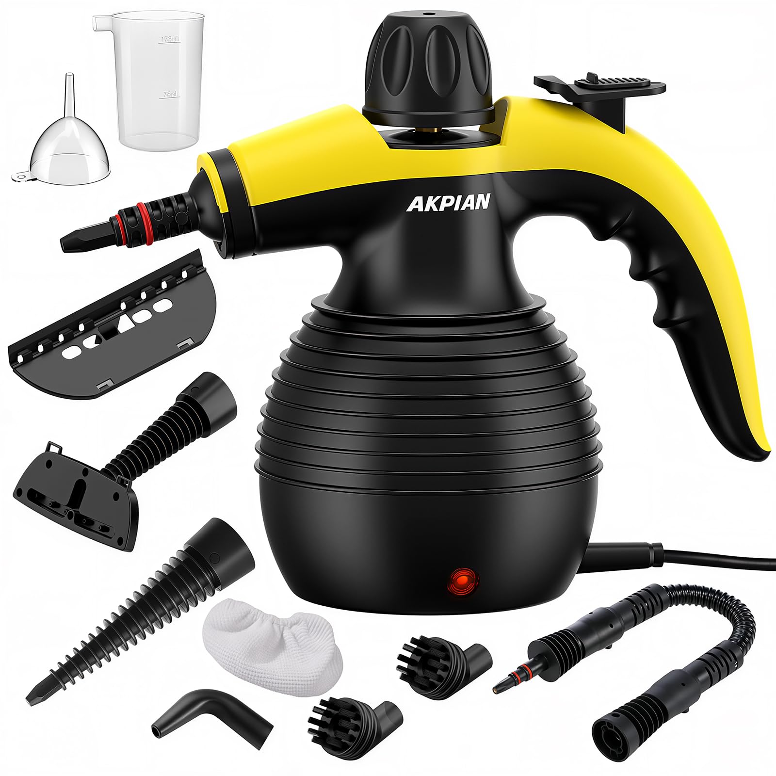 Handheld Steam Cleaner Steamer for Cleaning Multipurpose Portable Steam Cleaners for Home Use with Safety Lock and 10