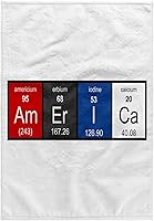 Vista 1 de 3D Rose America in Elements from Periodic Table-Chemistry Chemical Science - Toalla de mano, 15 x 22 pulgadas, multicolor