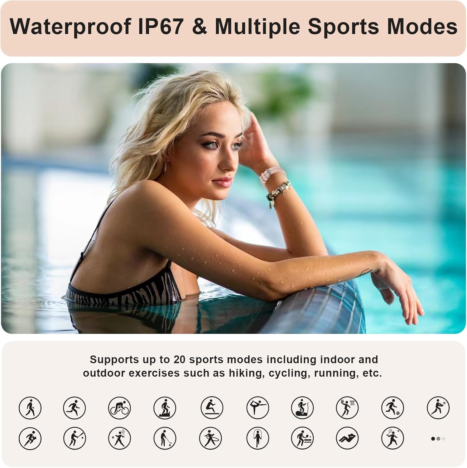 HXQHSTBG Orologio Intelligente Donna, 1,85" Smartwatch con chiamate, orologio sportivo digitale con monitoraggio del sonno, 120+ sport, smart watch con contapassi per Android iOS, IP67 (Grigio)