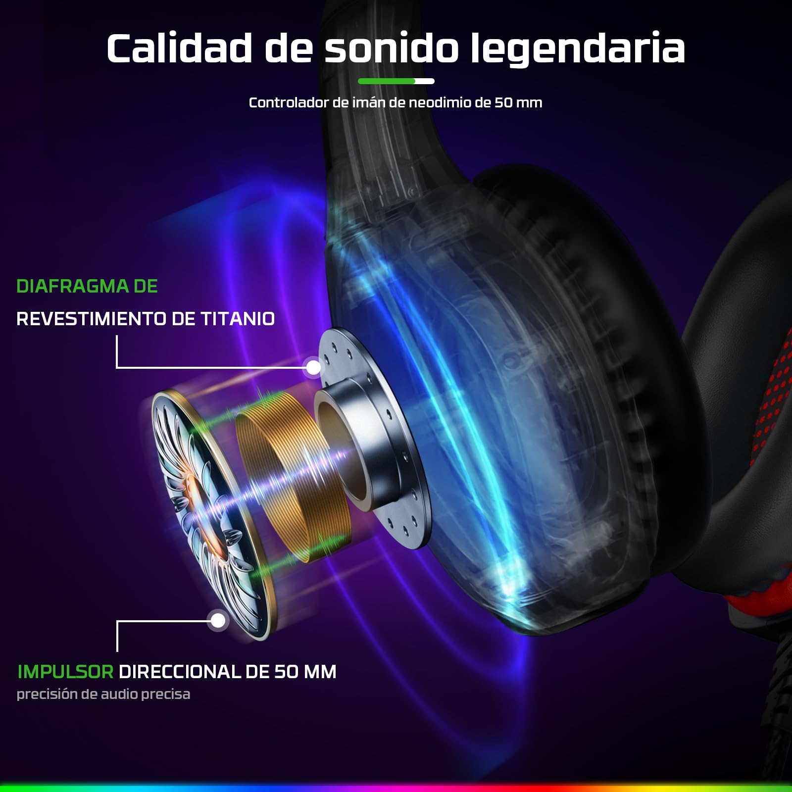 Fachixy FC100 Cascos Gaming