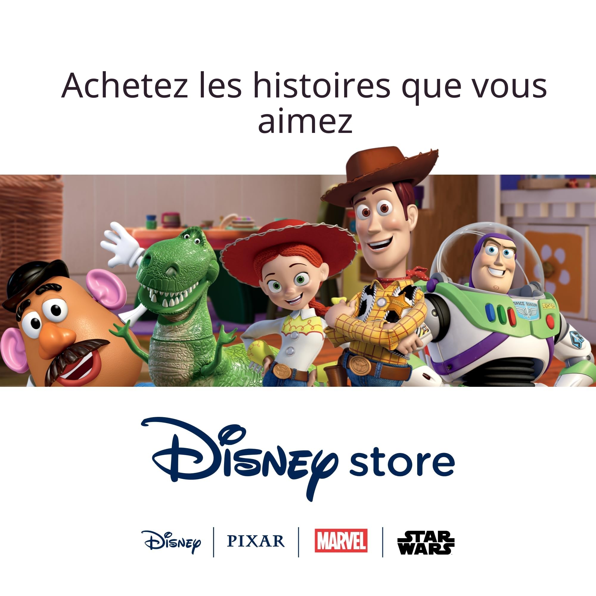 Disney Store Official, Coffret de Figurines Toy Story 5, Woody, Buzz, Jessie, Lilypad, Atlas et Leurs Amis, Figurines Collector, 28 x 28 x 10 cm