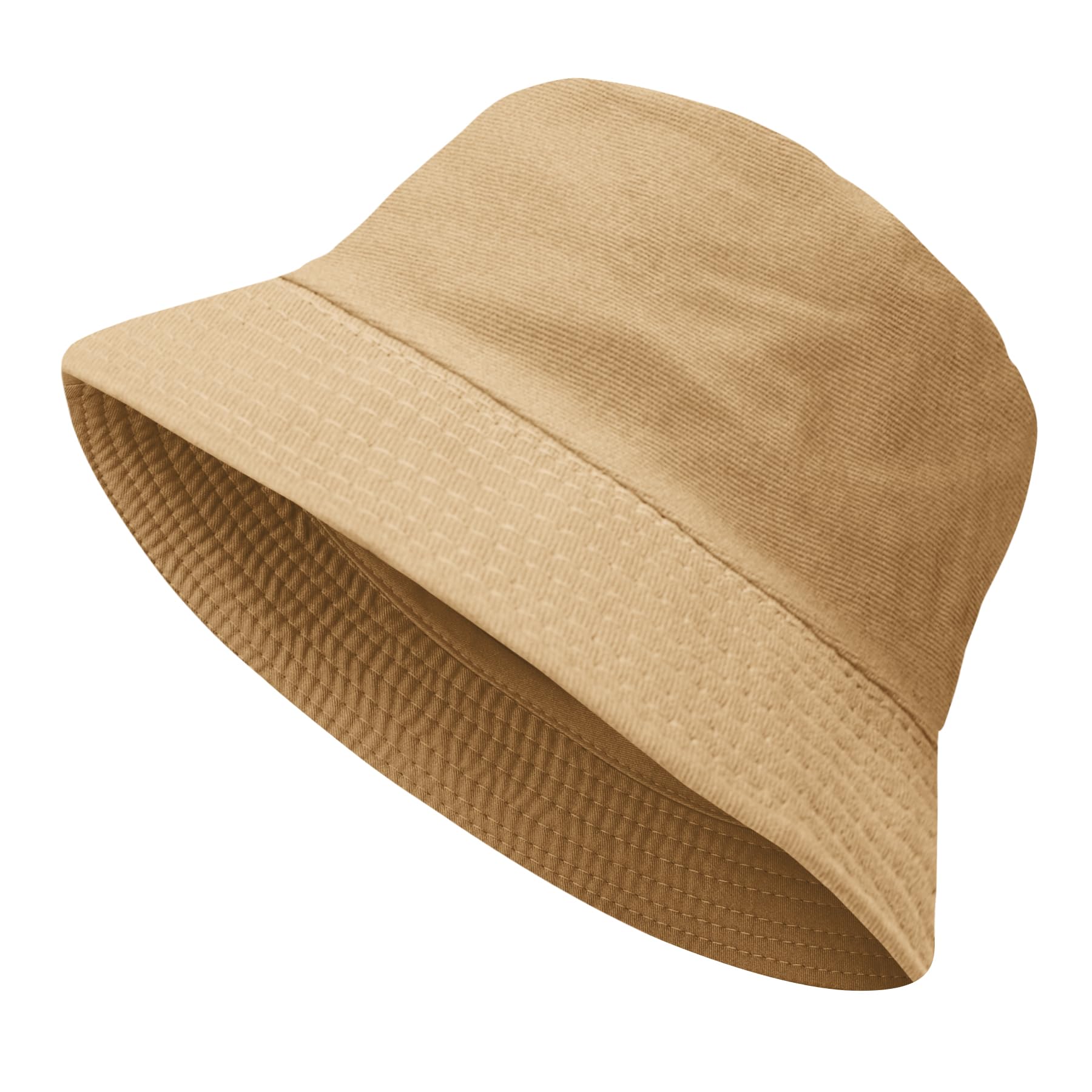 PFFY Bucket Hat for Women Men Cotton Summer Sun Beach Fishing Cap