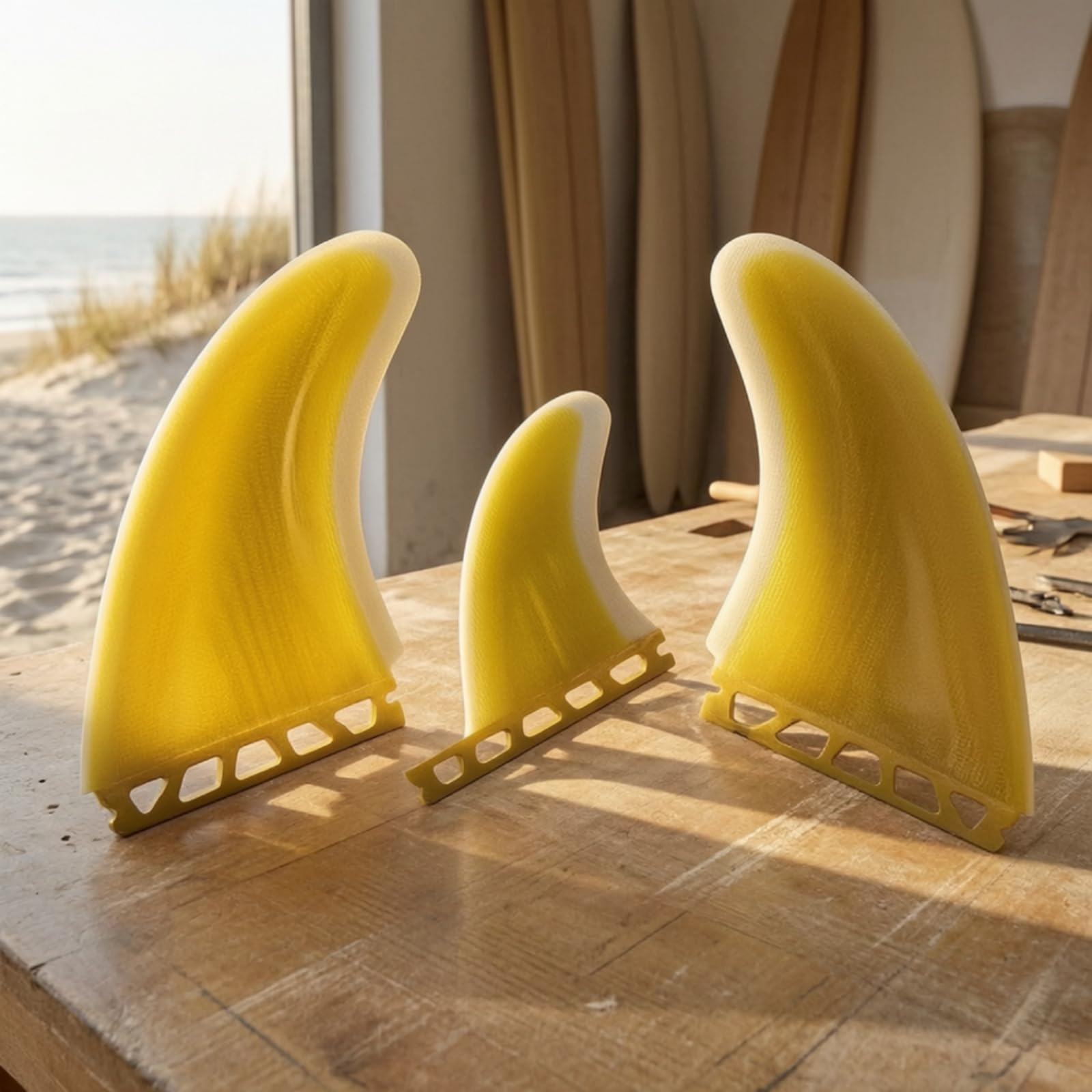 Amagogo 3 Stück Board-Flosse Kompatibel -Flosse zu Montien Zubehör für, Wellenreiten, Urlaub