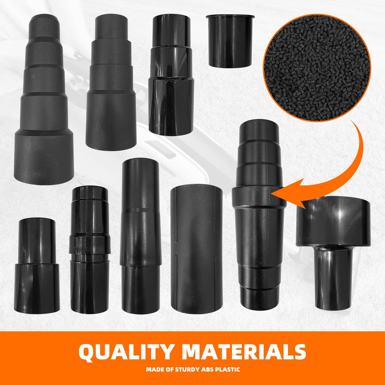 Amazon.com: 10 Pcs Universal Shop Vac Vacuum Hose Adapter Reducer