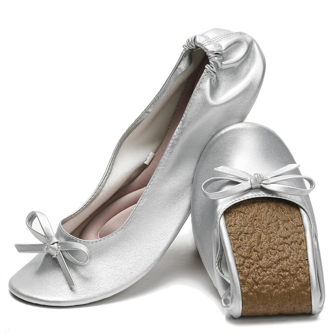 YOOSOOCHIC Ballet Flats Ballet Slippers Women Dance Shoes Womens Black Ballet Flats Ballerina Flats Foldable Flats for Women