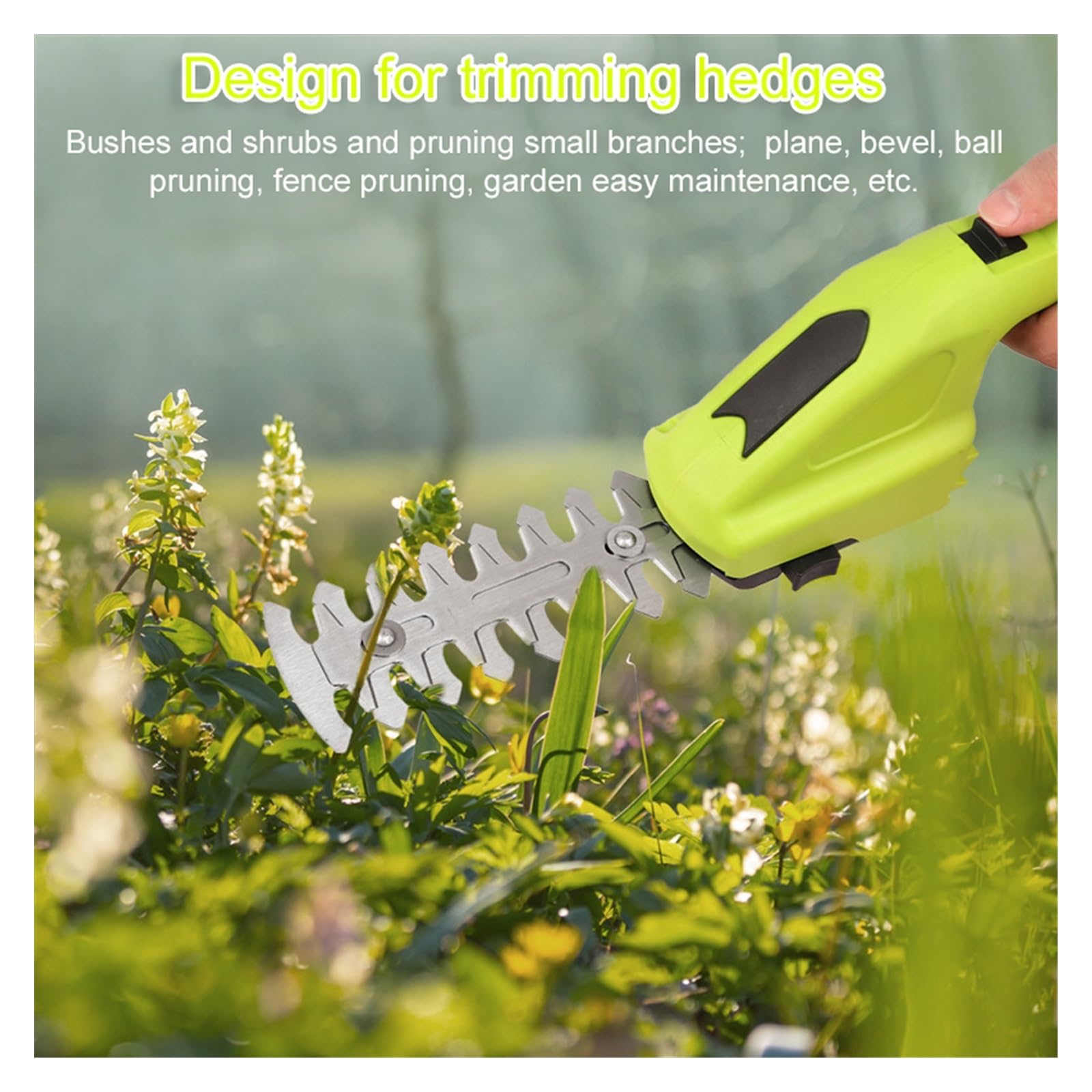 Cortacésped eléctrico, Cortadora de ramas eléctrica, tijeras de podar, seto de césped for jardín, cortacésped de cerca inalámbrico, herramienta de carpintería for jardín Para repuestos de herramientas