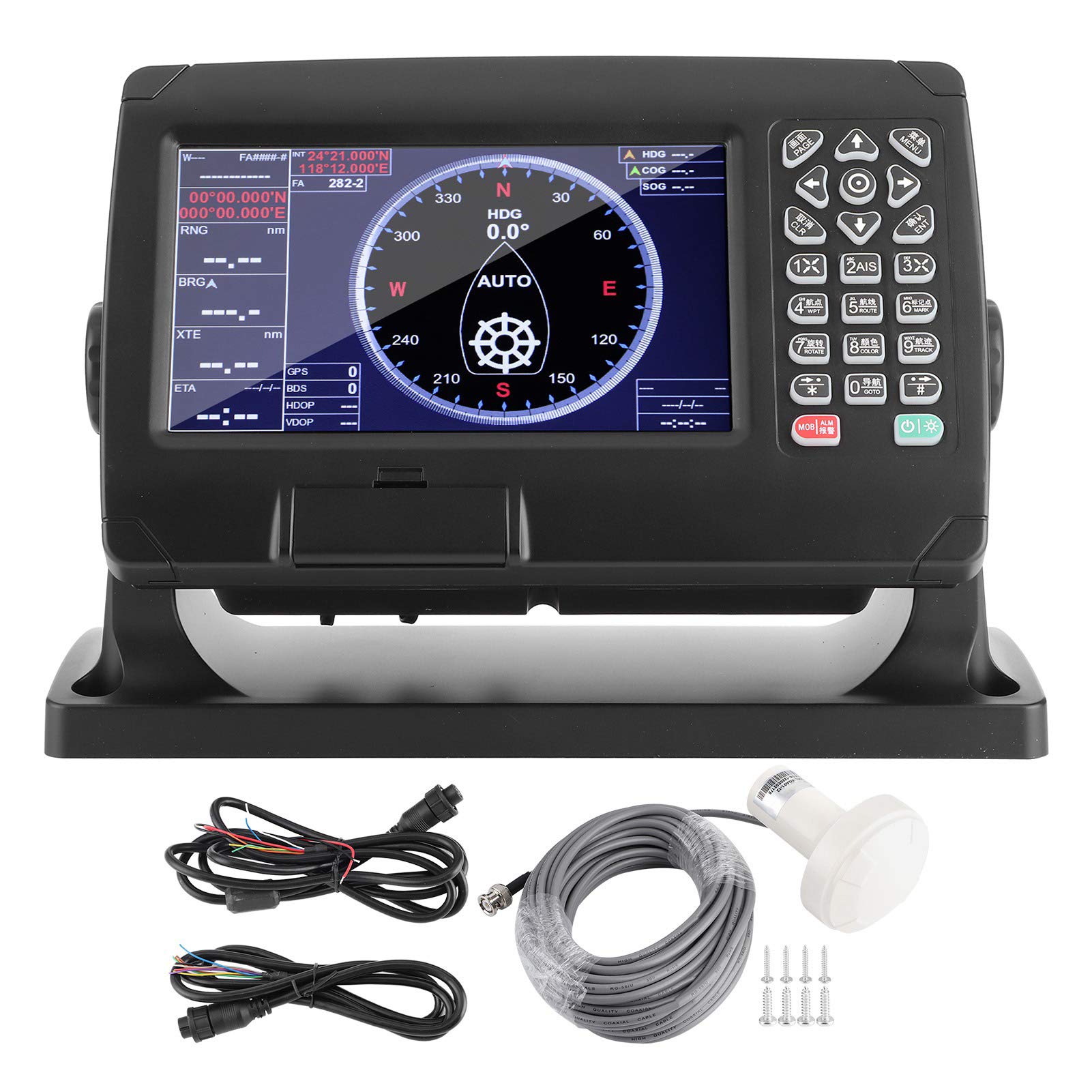 Buy RBSD 7in GPS Chartplotter, LCD Marine GPS Locator with Navigator