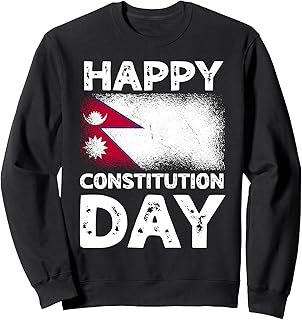 Happy Constitution Day Nepal Nepalese Independence Day Sweatshirt