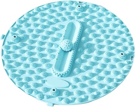 Foot Massage Pad Foot Massager Versatile Portable Creative Standing Pad Acupressure Mat for Long Sitting Travel Yoga Office, Blue