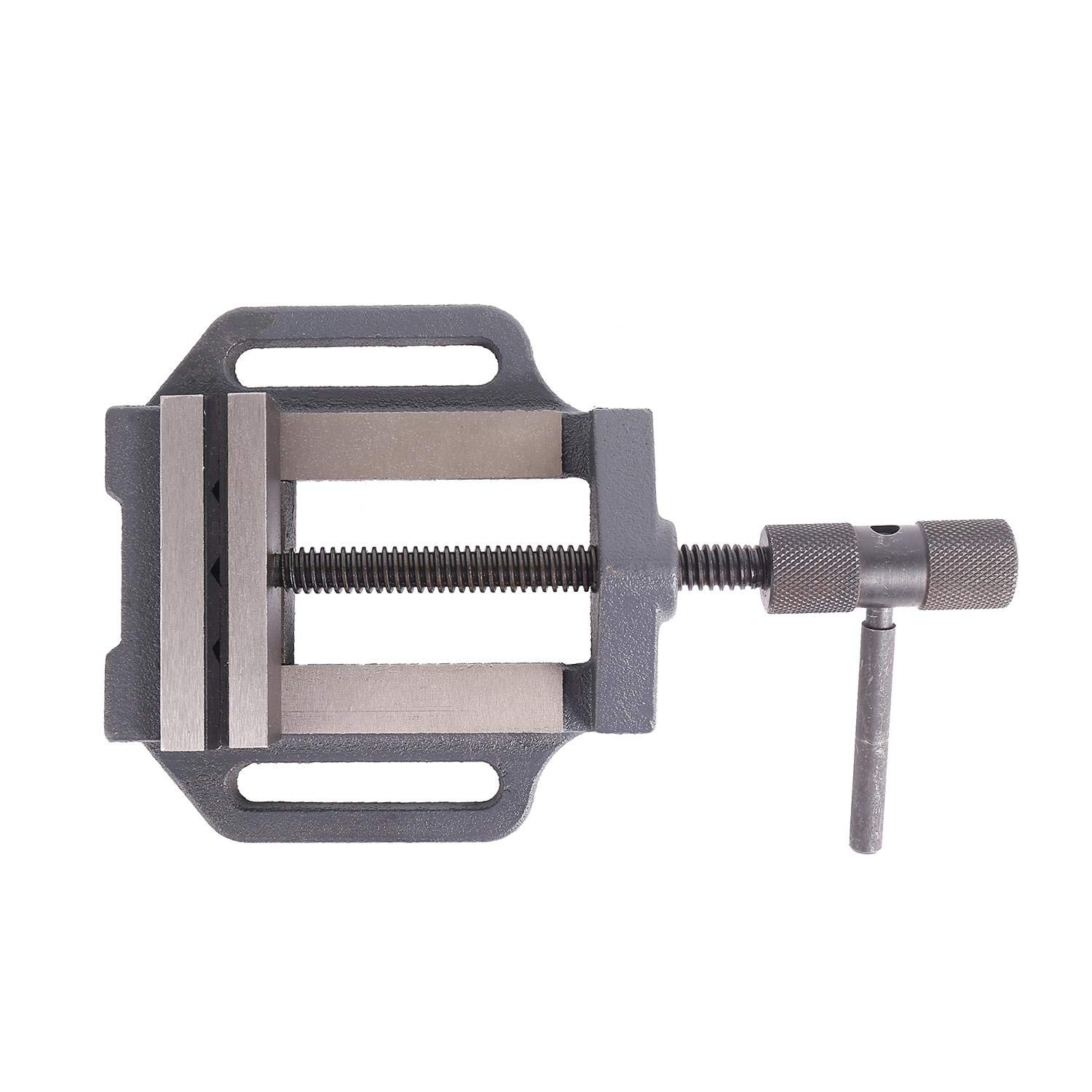 TOPWAY Étau pour Perceuse à Colonne 5" 125mm Précision professionnelle Type Allemand Pilier Banc Perceuse Étau pour Atelier Fraiseuse Machines 403265