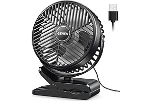 USB Fan for Cooling, Home or Office - USB Clip-on Fan