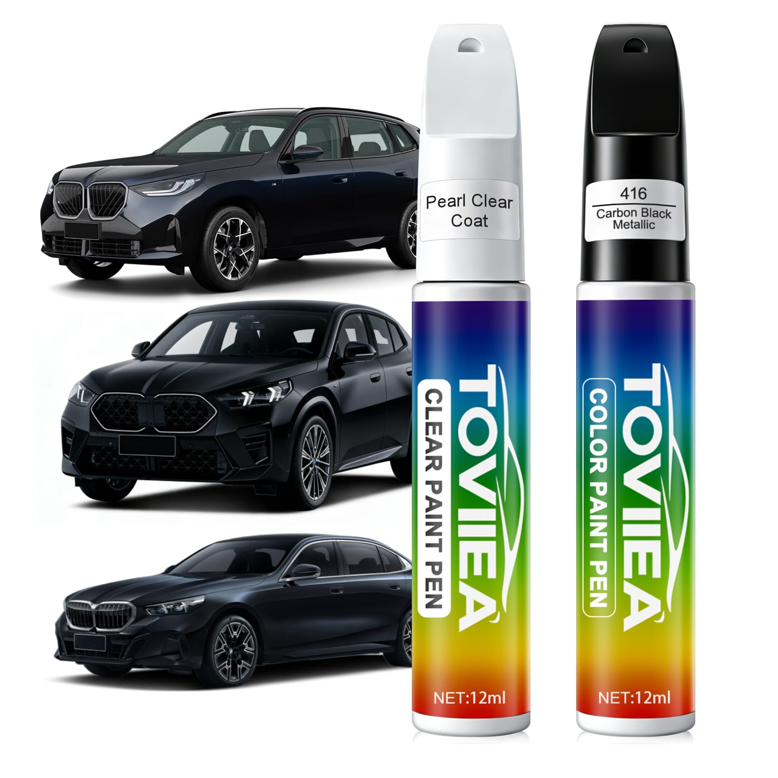 Alpine White(300) Touch Up Paint Compatible with BMW,2-In-1 Car Scratch Remover Pen,Car Paint Scratch Repair Kit for Scratches,Chips & Nicks,2-PCS SET — view 9