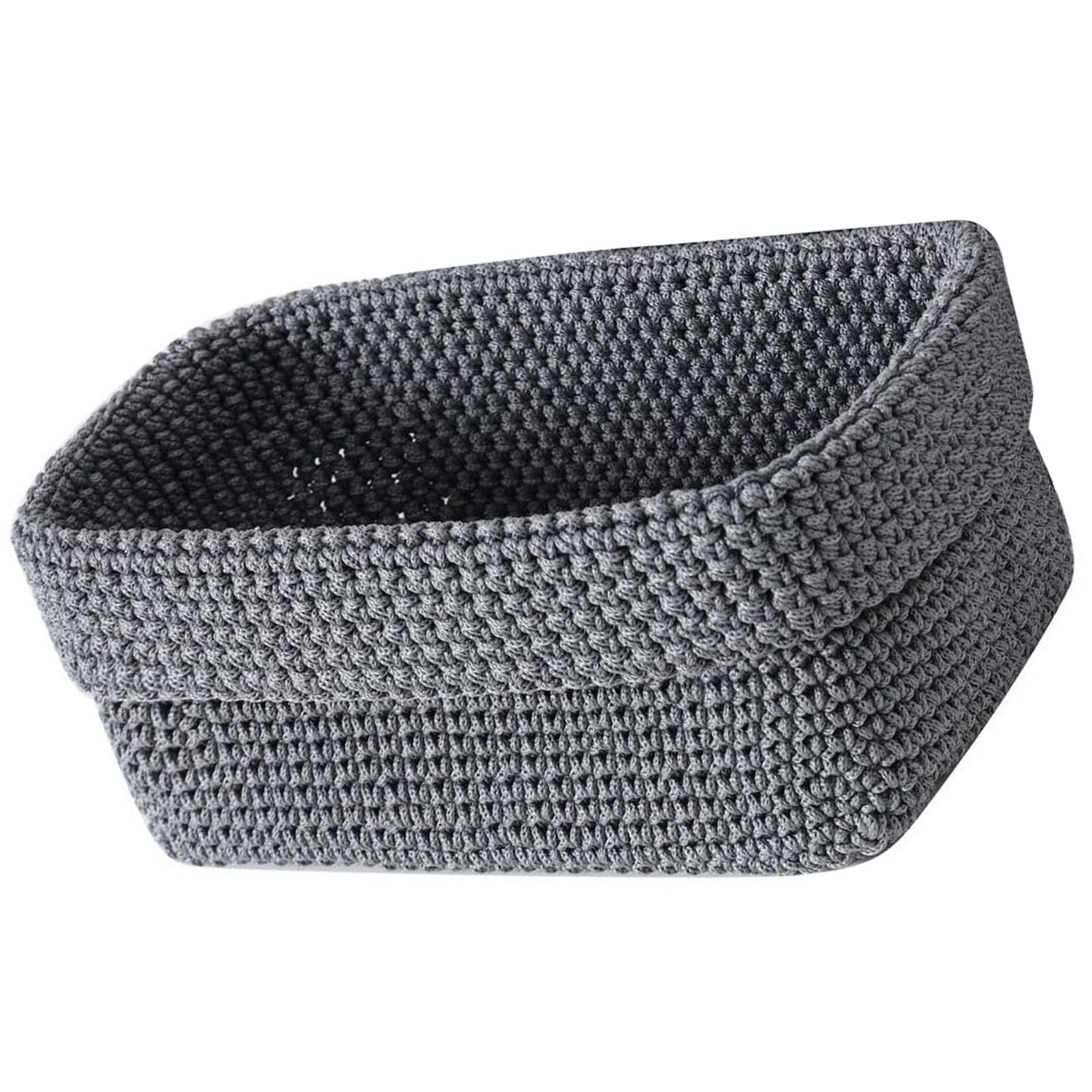 Mekalero Woven Storage Basket Closet Baskets Woven Storage Bins Wicker Basket for Living Room Shelf Gifts Gift Baskets Empty