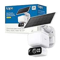 Tapo C615F KIT Telecamera Wi-Fi Esterno Senza Fili con Pannello Solare/Faro