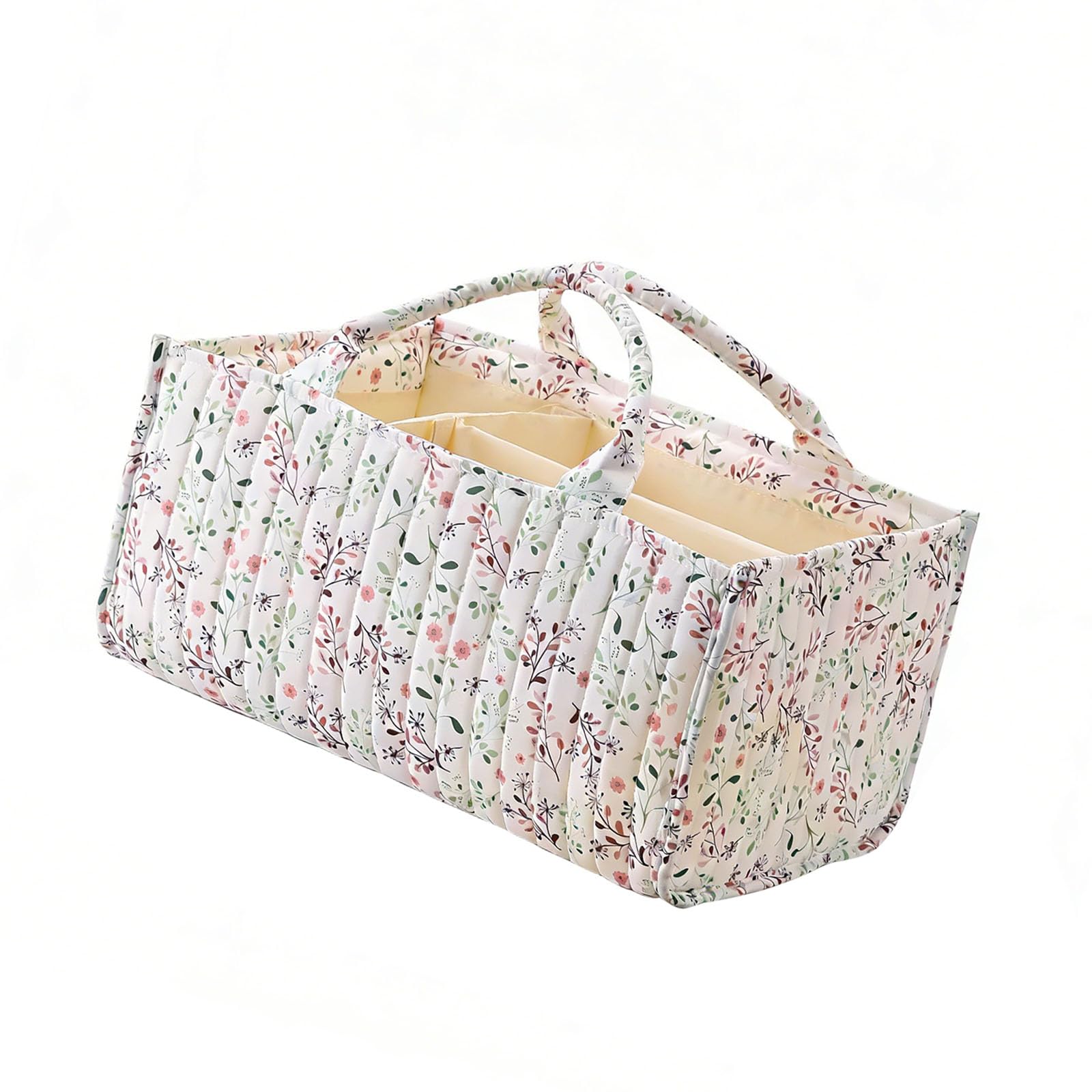 Xinsheinelry Multipurpose Nursery Storage Basket Quilted Construction with Wear Resistant Outer Layer Baby Diaper Basket