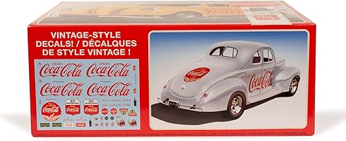 Miniatura 2 de AMT Skill 3 Model Kit 1940 Ford Coupe Coca-Cola Modelo Escala 1/25
