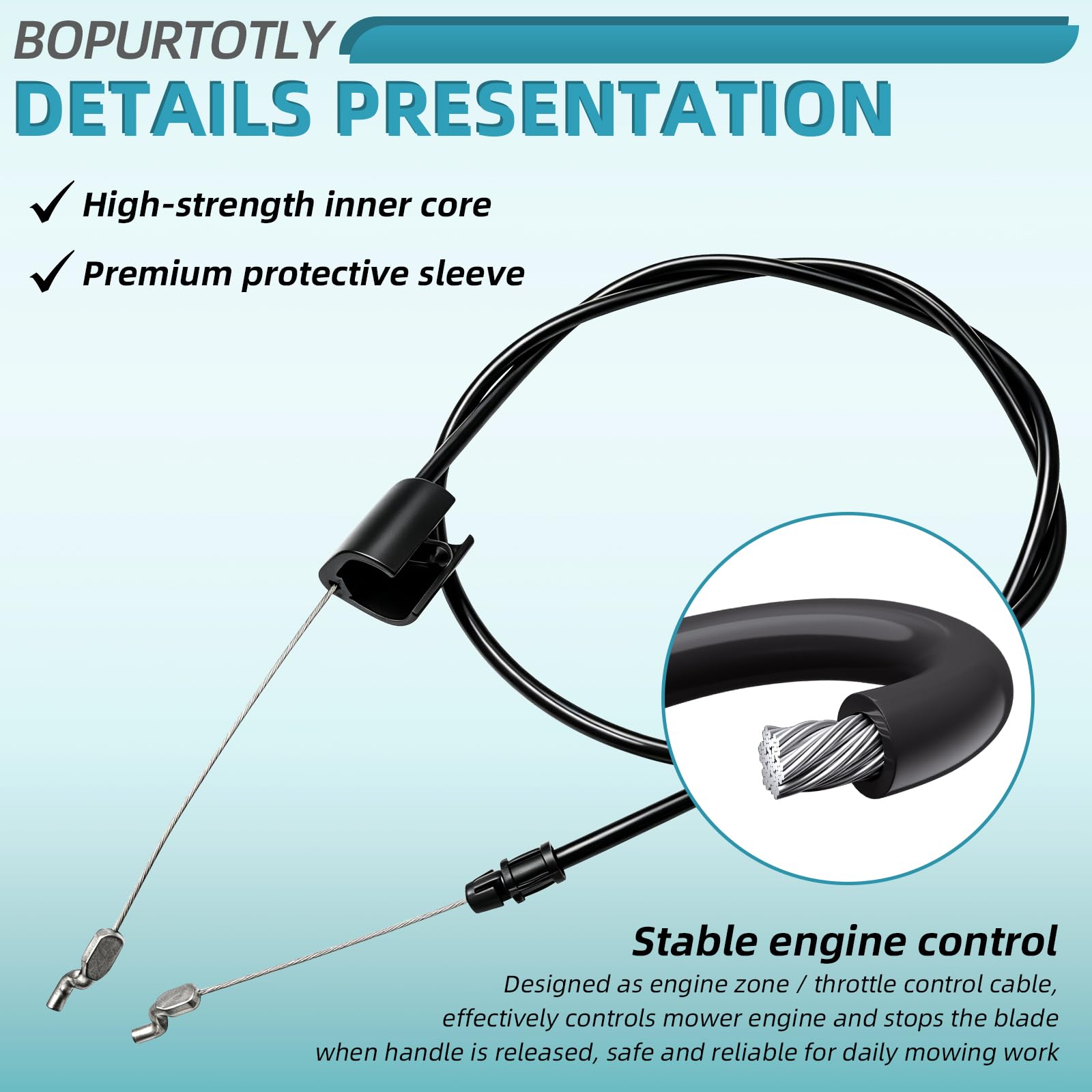 Amazon.com : 532176556 Engine Control Cable, 52 Inch Zone Control