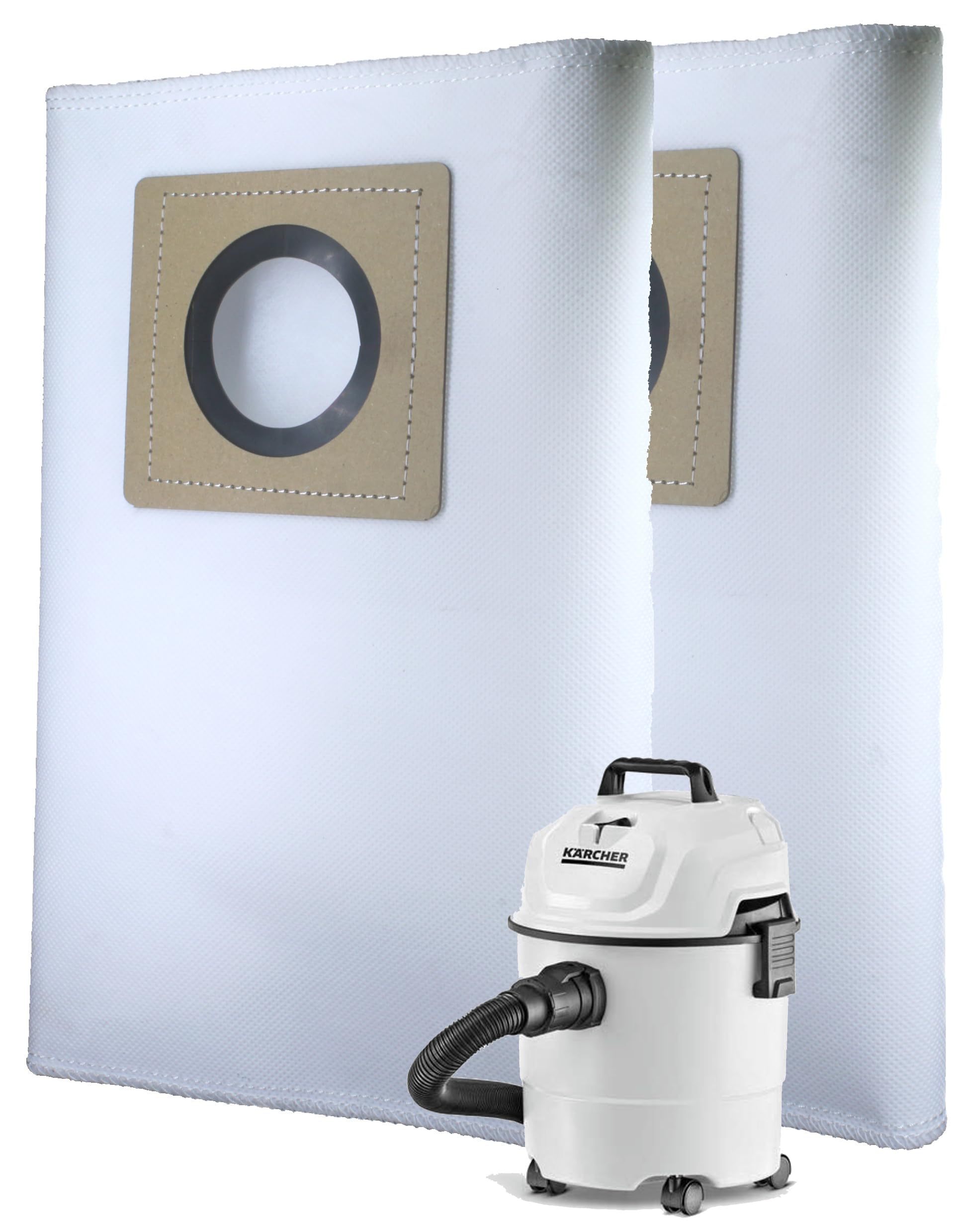 RODAK Set of 2 Dust Bags Compatible with Karchre WD1, Tear Resistant, 3-Ply Dust Bags Provides an Advanced Filtration on Micro-Level Compared to 2 Ply Paper Filters-image-25