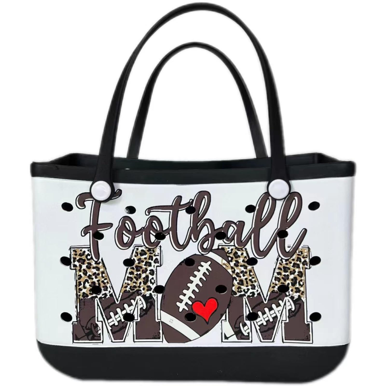 EVA Beach Tote Bag - Borsa tote impermeabile lavabile a prova di punta durevole aperta per la spiaggia barca piscina sport