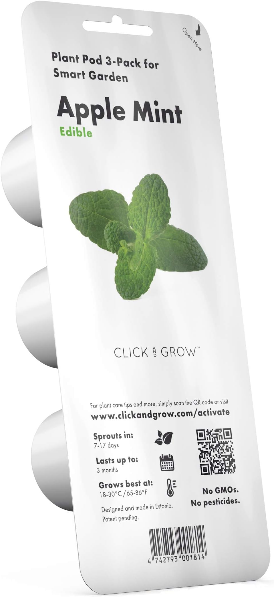 Smart Garden Apple Mint Plant Pods, 3-pack