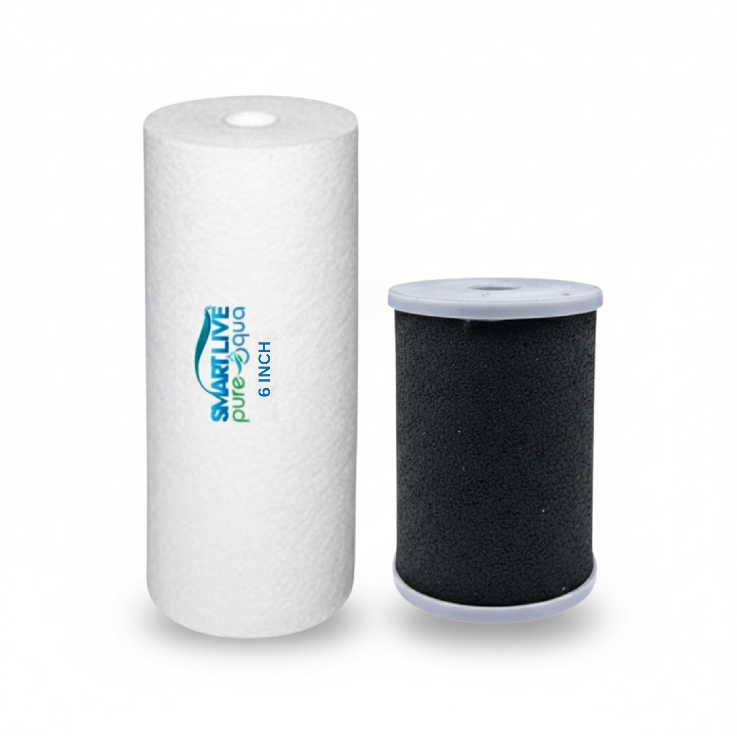 Original Activated Carbon and 6 Inch Spun Candle for Pureit Classic RO + UV + MF Water Purifiers